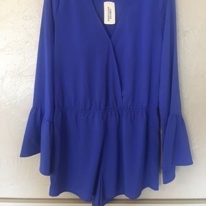 Royal Blue Romper